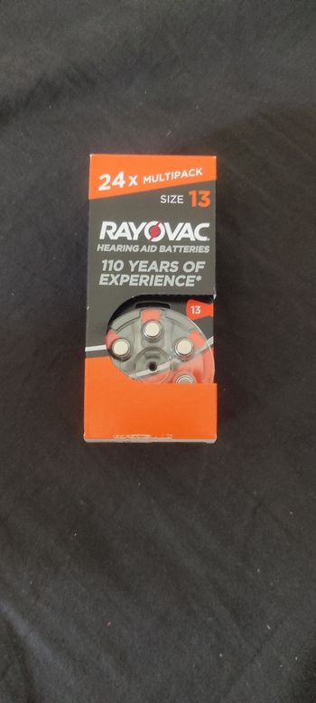 Paquet 24 piles taille 13 Rayovac