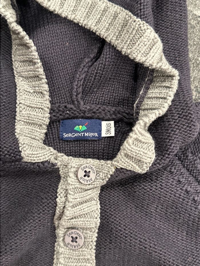 Gilet bébé garçon trois mois Sergent major neuf sans étiquette - photo numéro 2