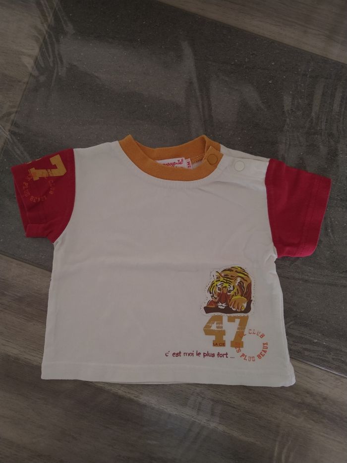 T-shirt garçon LCDP 3 mois - photo numéro 2