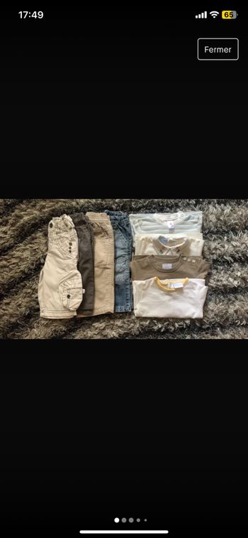 Lot de 4 ensemble garçon (dont 1 offert)