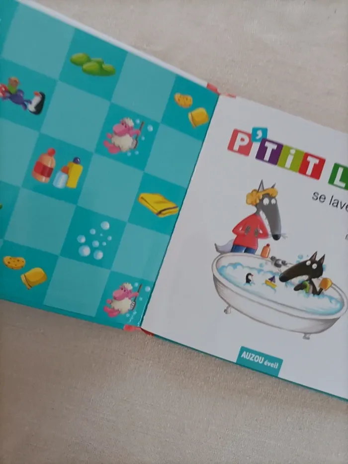 Livre P'tit Loup se lave tout seul - photo numéro 8