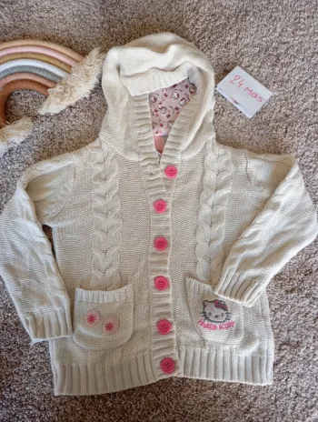 Gilet a capuche 24 mois