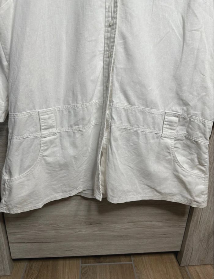 Chemise saharienne en lin – Taille 46 - photo numéro 2
