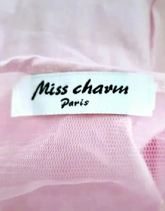 Blouse épaules dénudées rose tendre Miss Charm Taille 40/42 Neuve - photo numéro 5