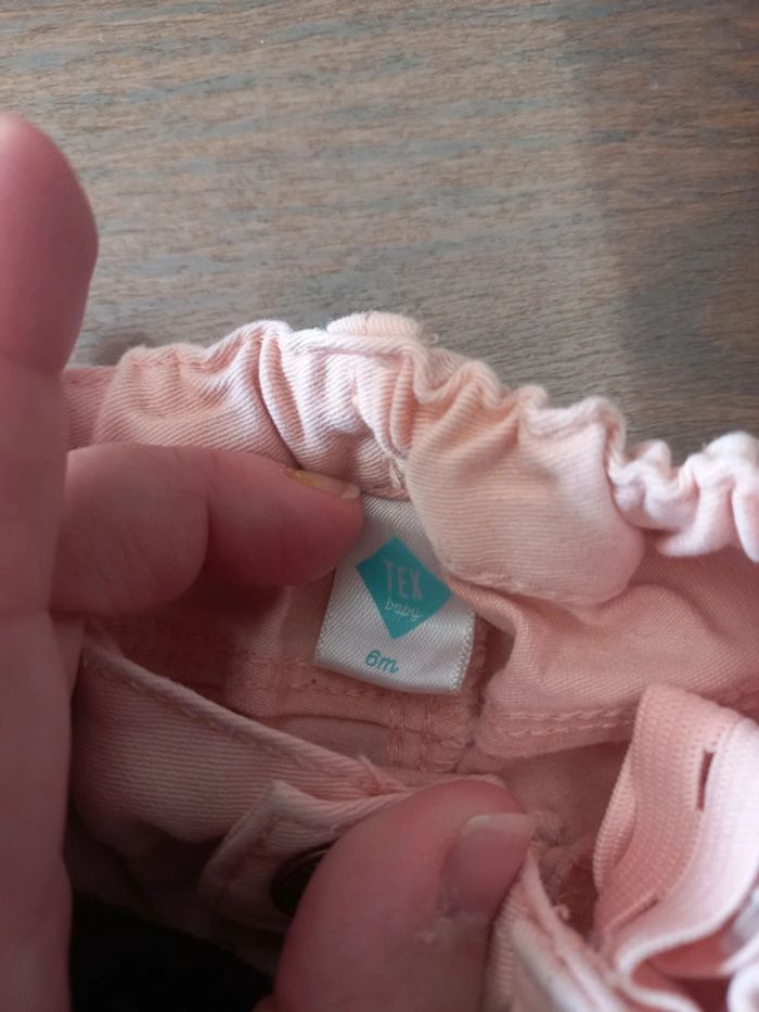 Jeans rose tex 6mois - photo numéro 3