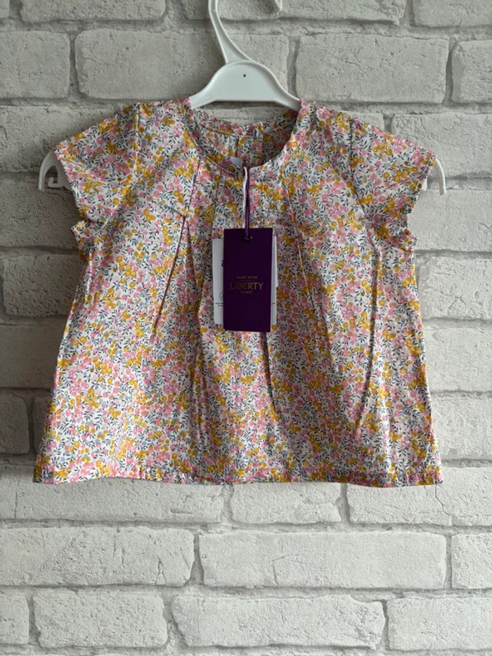 Blouse Absorba Liberty  taille 9 mois neuve