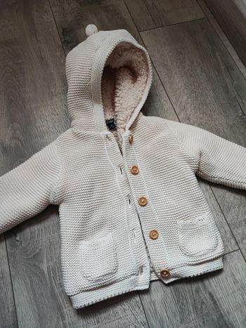 Gilet moumoute Kiabi 9 mois