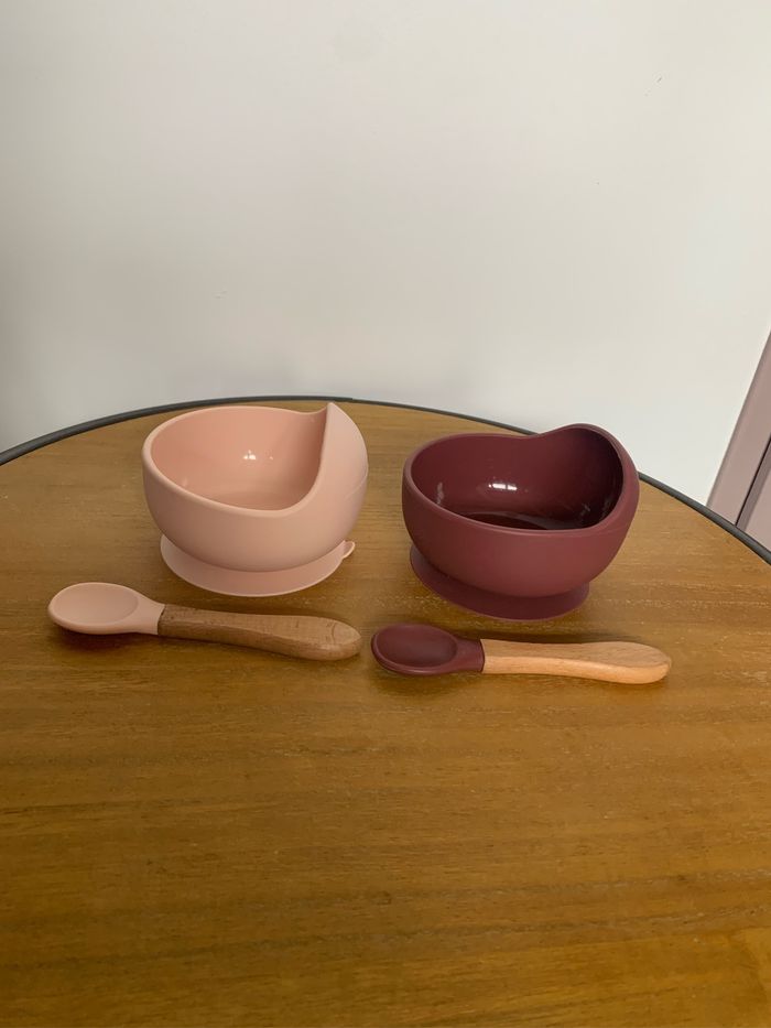 Lot 2 bols silicone ventouse NEUFS - photo numéro 4