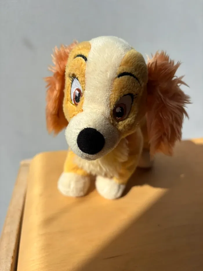 Disneyland Paris belle et le clochard#peluche#lady - photo numéro 2