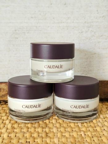 Caudalie Premier Cru La Crème Visage Anti-Âge Global, Anti-tâches, Anti-rides 3 X 15 ml Neuf