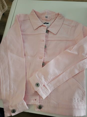 Veste okaidi rose 10 ans neuve
