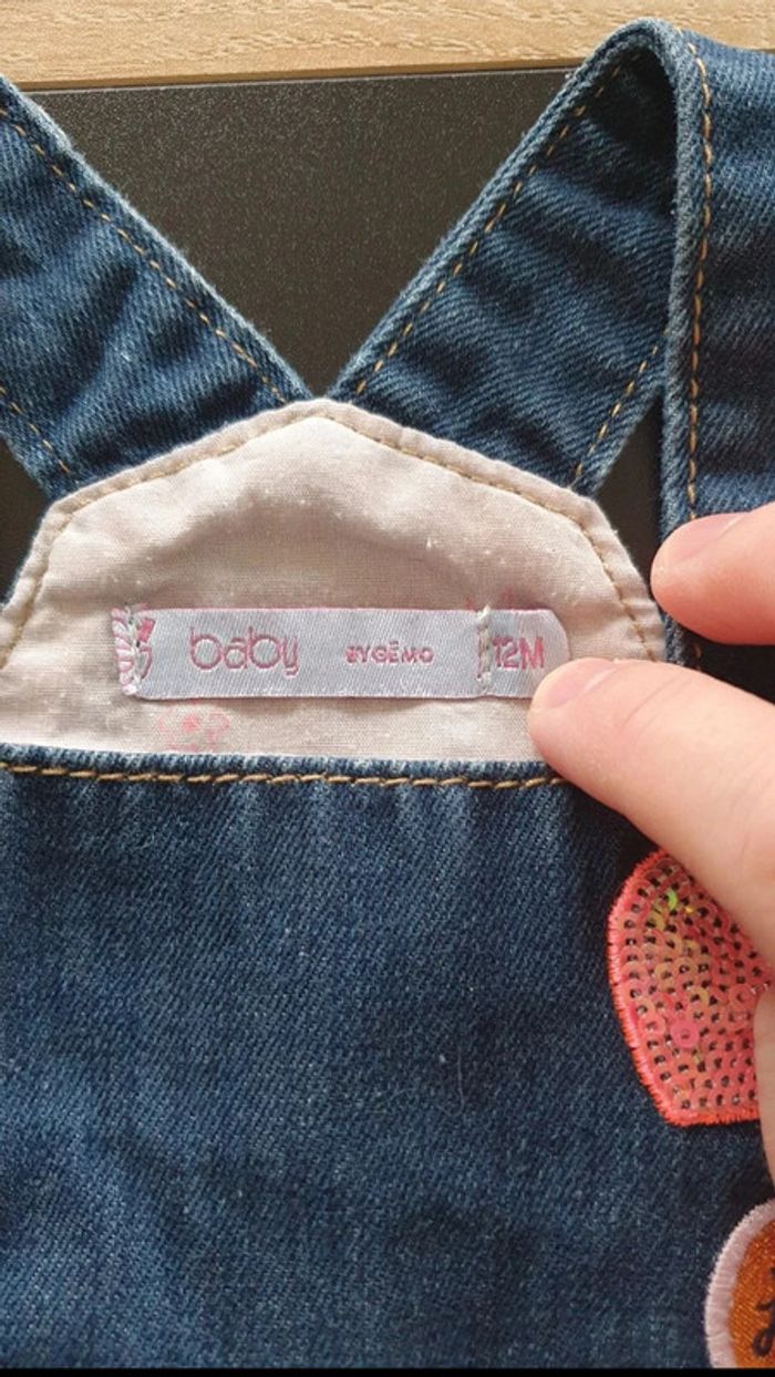 Robe en jeans 12 mois - photo numéro 3