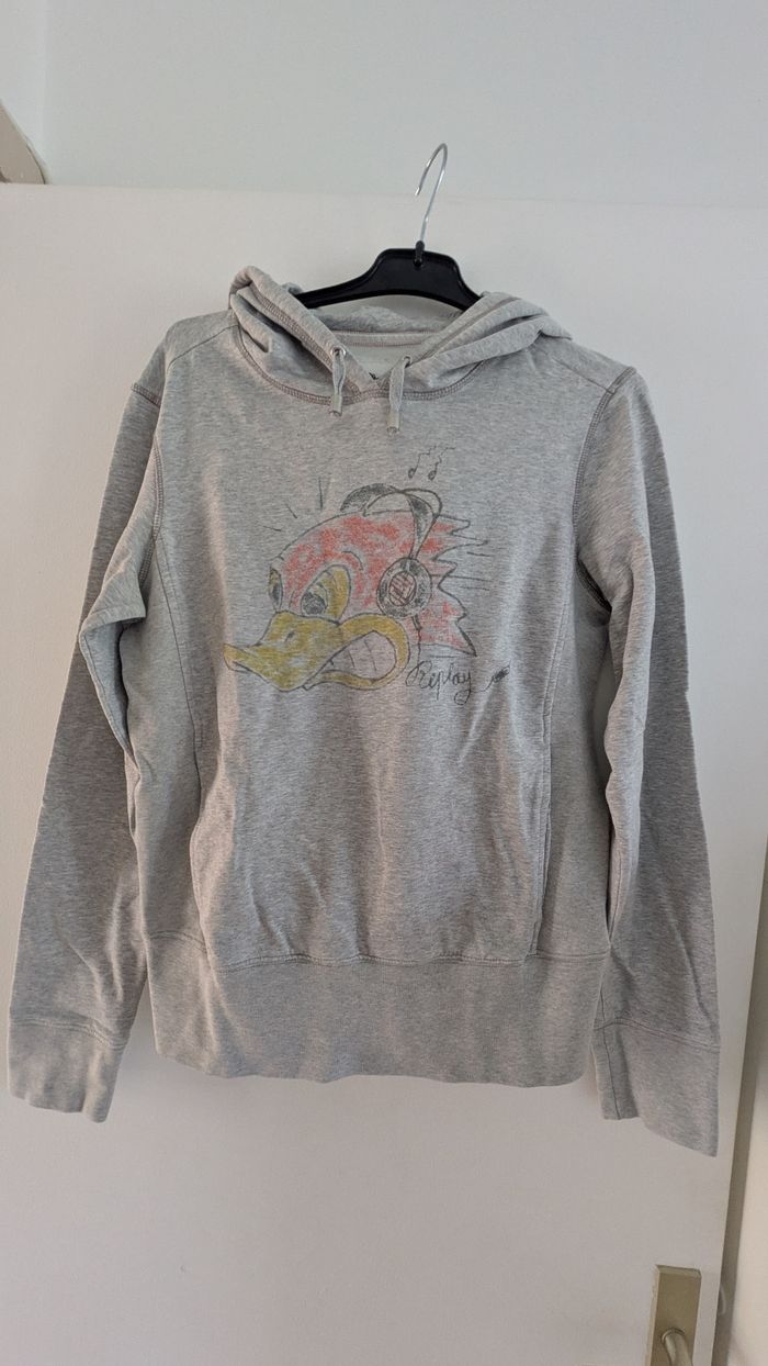 Pull gris Replay