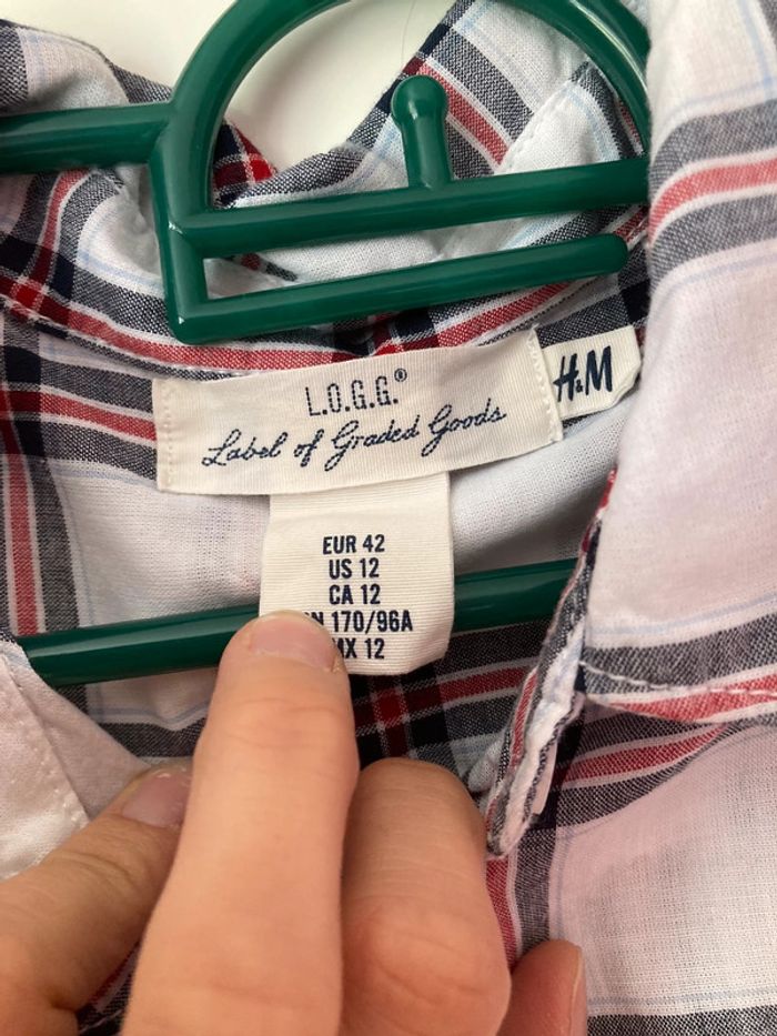 Chemise à carreaux manches courtes - photo numéro 4