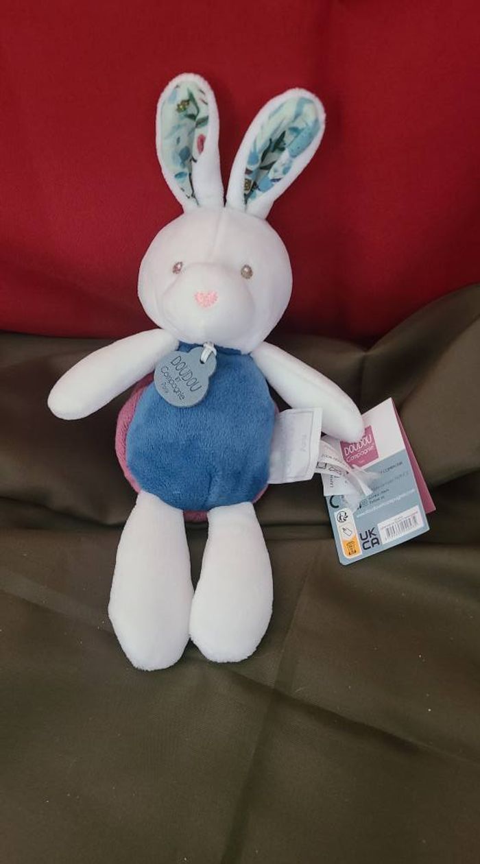 Peluche lapin Pâques pop-up - Bleu - photo numéro 3