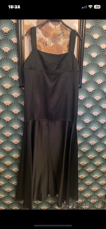 Sublime robe de qualité en satin, très épais, taille XL, 42