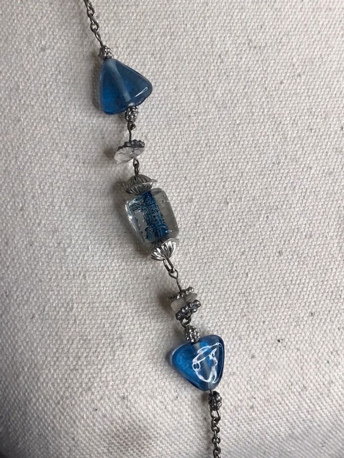 Sautoir en perles de verre 🥂 - photo numéro 2