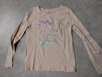 haut tee shirt manches longues fille 8 ans