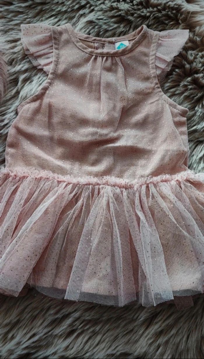 Robe en tulle rose tex 3 mois - photo numéro 3