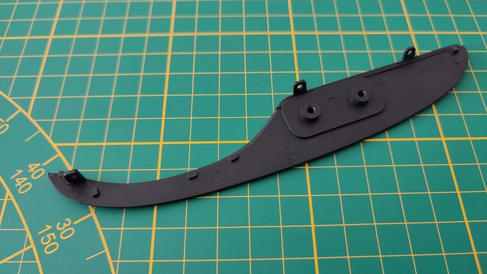 Garniture supérieure du tableau de bord 54B n°54 Porsche 911 Carrera RS 2.7 1/8 1/8ème Altaya #B37 - photo numéro 2