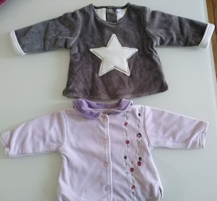 Gilets /hauts chauds, lot de 2