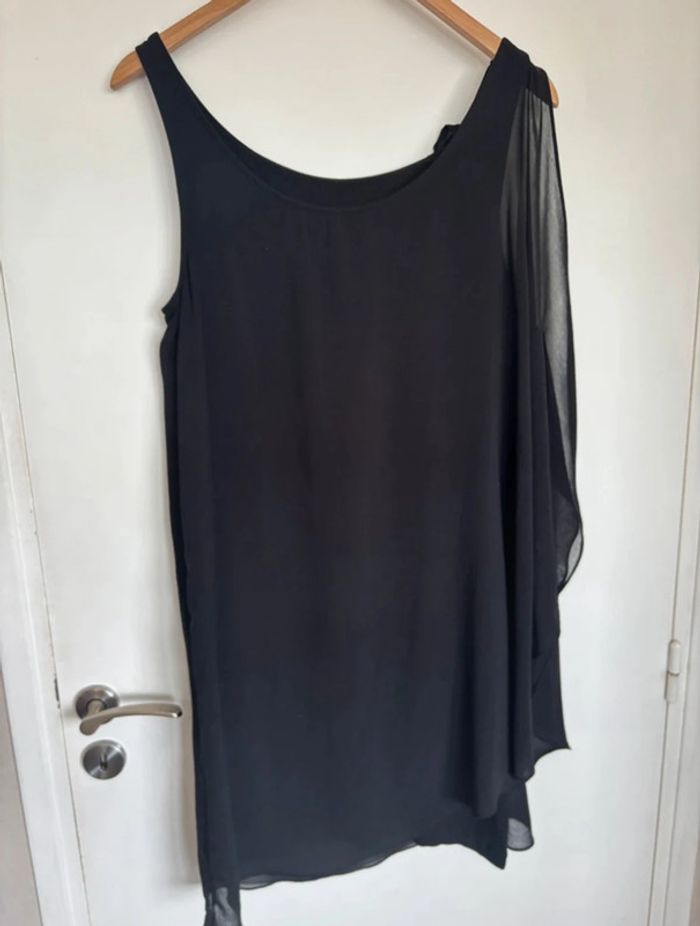 Robe élégante asymétrique Naf Naf noire 40 - photo numéro 12