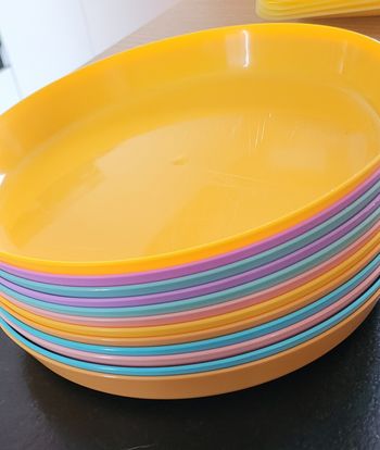 Lot d'assiettes pour le camping