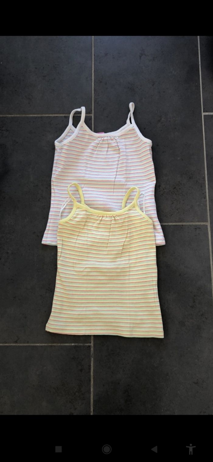 Lot de 2 débardeurs