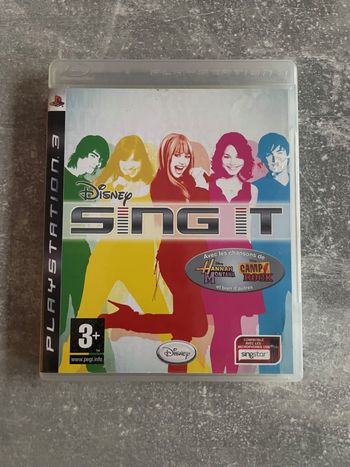 Jeu pour sony PS3, Disney sing it en français.