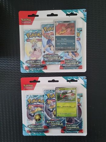 Lot de 2 tripack Pokemon EV9 Aventures ensemble 