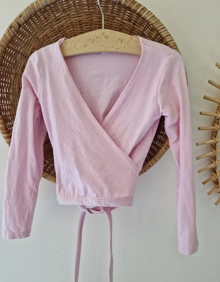 Go Sport Energetics - Boléro cache-cœur de danse / gym fille taille 6 ans