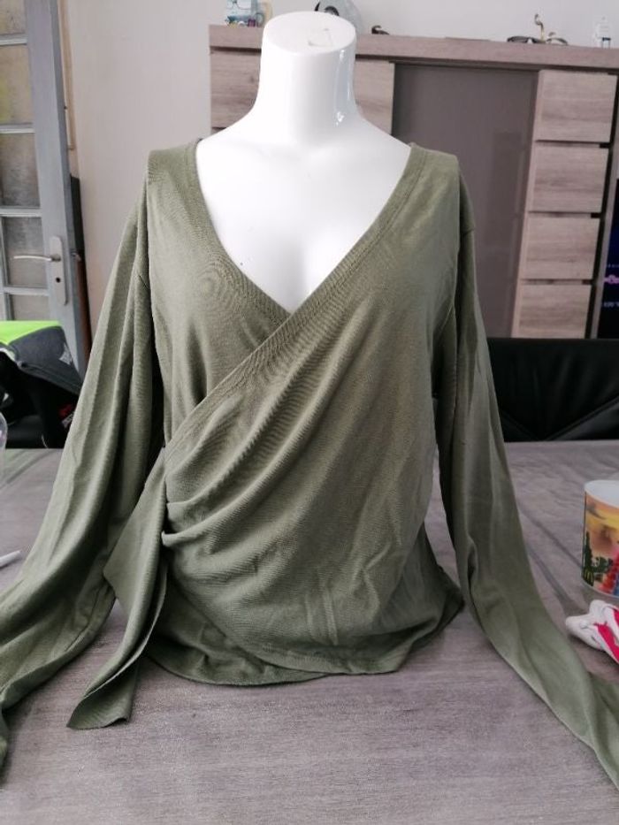 Tee shirt vert kaki M/L