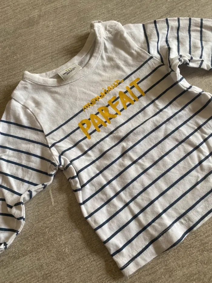 T-shirt manches longues bébé - 3 mois - photo numéro 2
