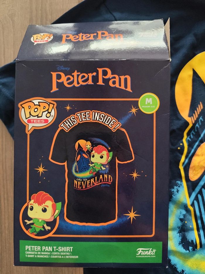 Coffret Disney Peter pan tee shirt pop