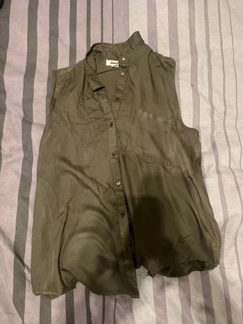 Chemise sans manche kaki Jennyfer