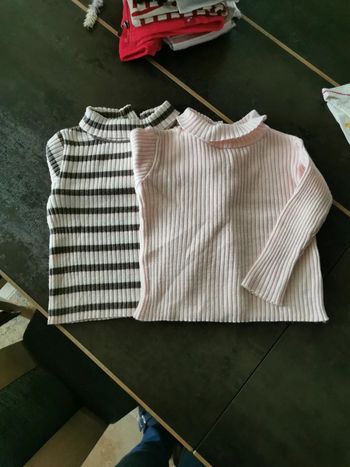 Pull col roulé