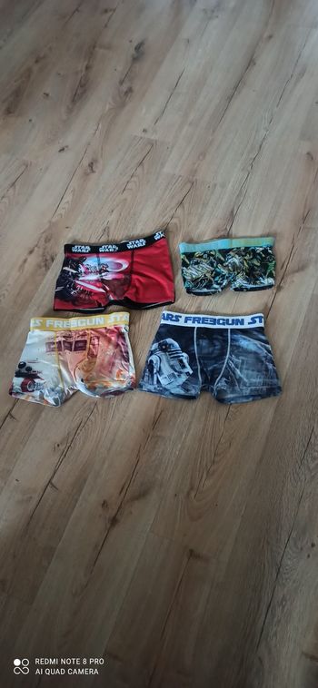 Lot de 4 boxers 8 ans