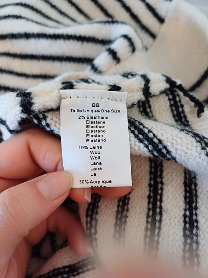 Pull rayé tout doux Moewy taille L 40 - photo numéro 6