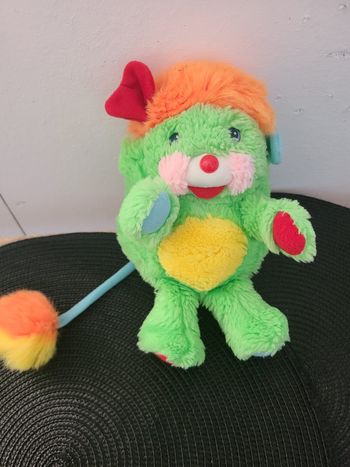 VINTAGE - Peluche Popples vert MATTEL 1986