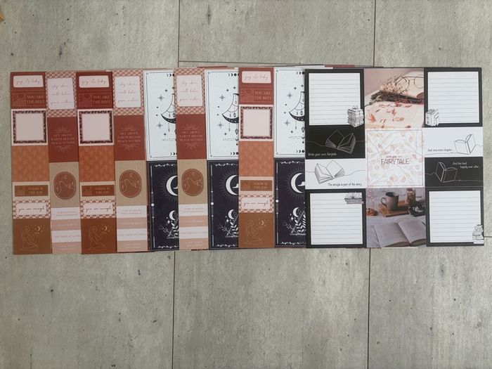 Lot de feuilles pour scrapbooking lot 3