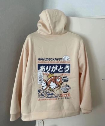 Sweat à capuche Pokemon Magicarpe Ramen