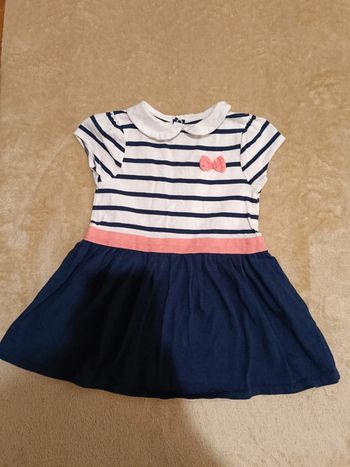 Robe rayée 23 mois