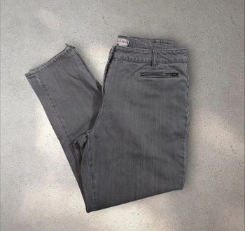 Jean court gris coupe droite taille 42