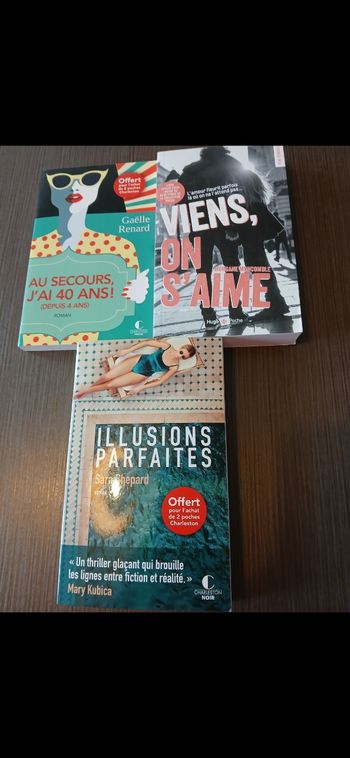 Lot de 3 livres gaelle renard,morgane moncomble,Mary kubica