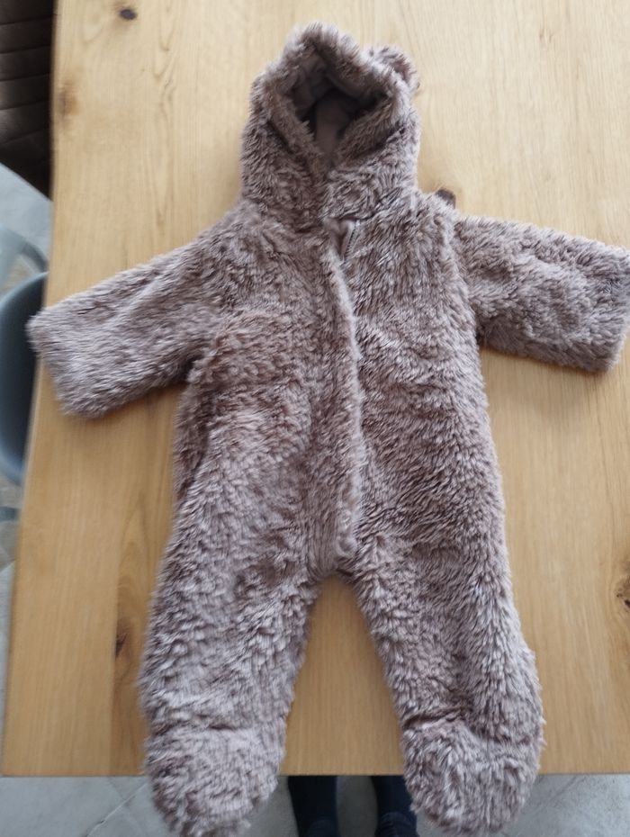 Combinaison manteau ours 6 mois