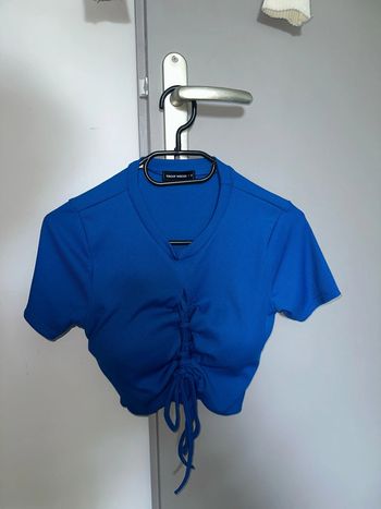 Petit haut à lacet bleu Tally Weijl taille M