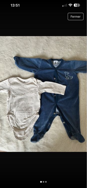 Petit bateau pyjama