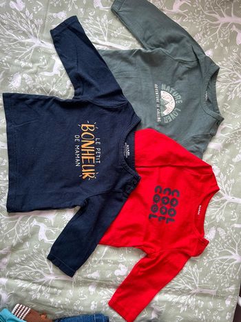 Lot de t-shirt manches longues