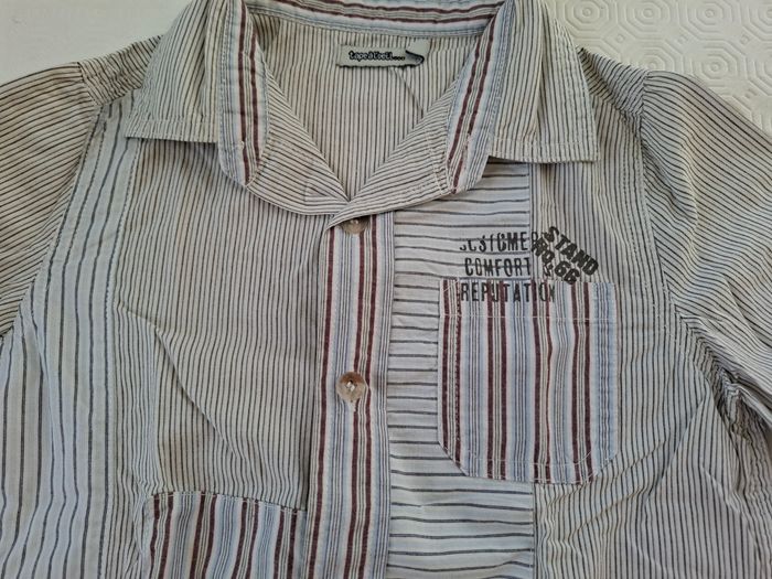 Chemise gris, bleu.. ; Tape à l’œil T 4 ans - photo numéro 2