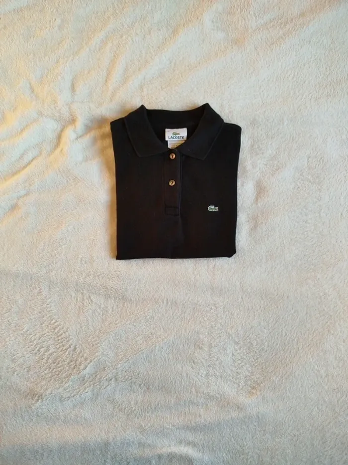 Polo Lacoste Femme noir taille 36